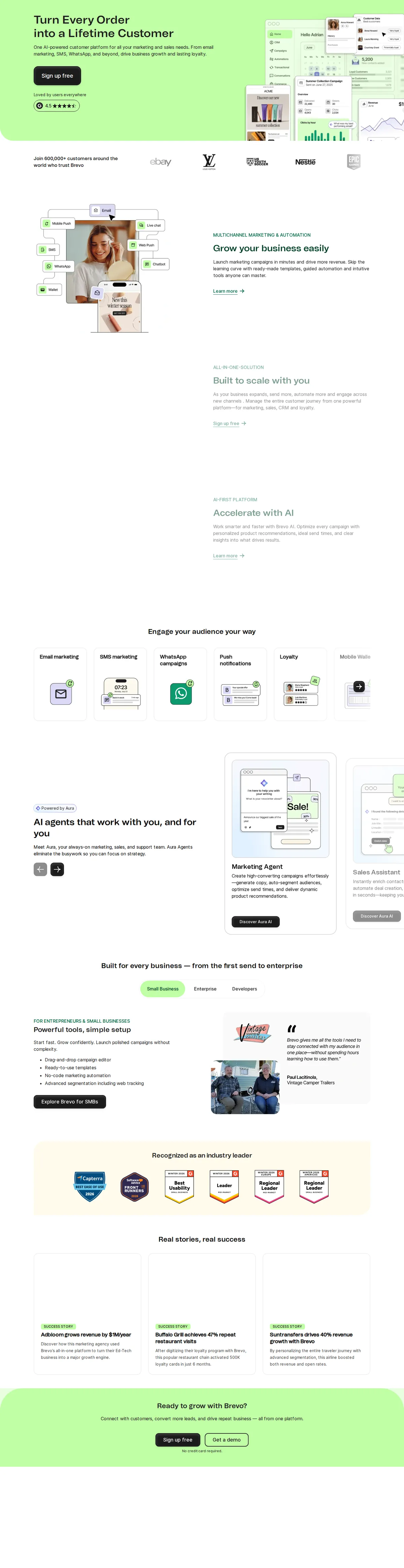 Brevo interface for Brevo
